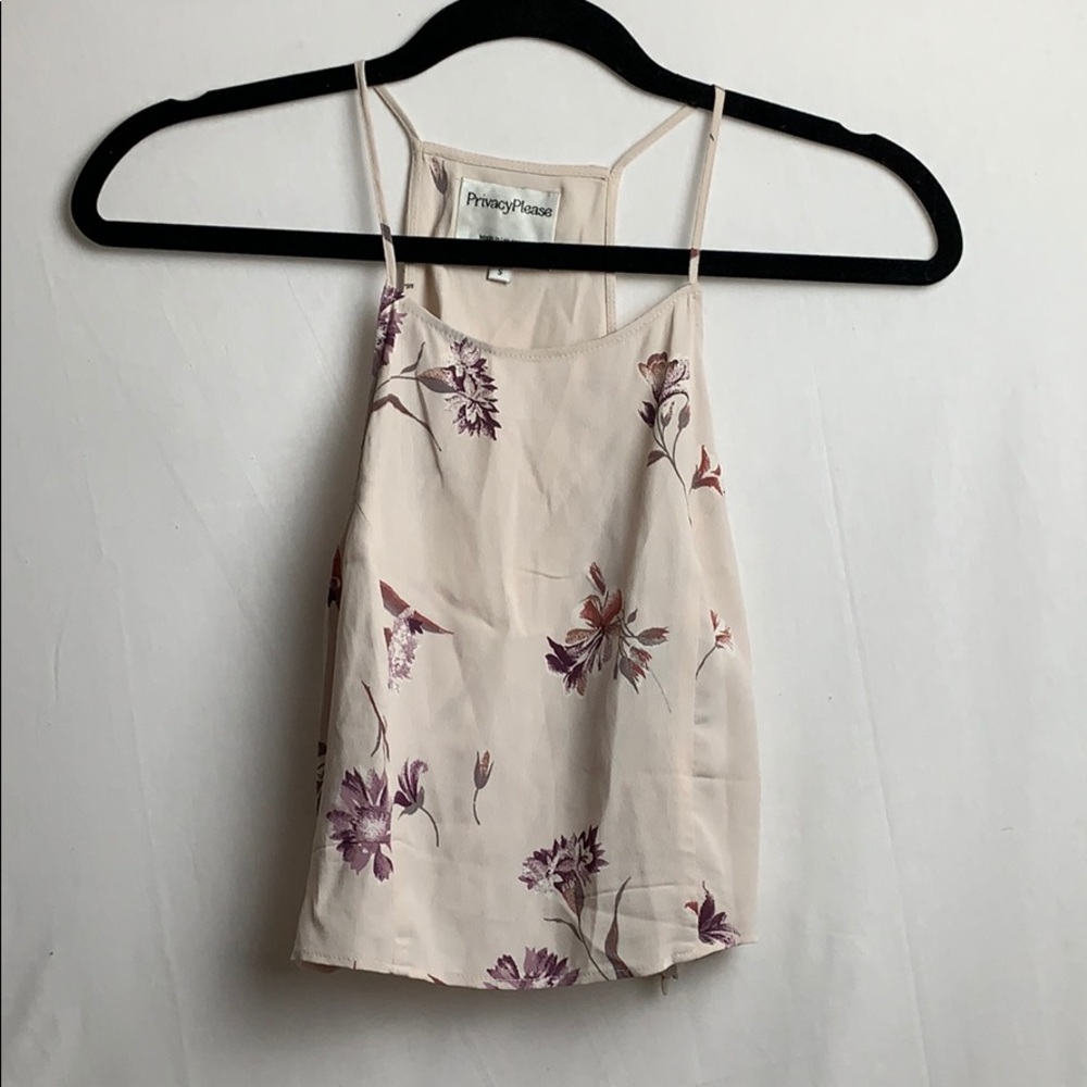 Privacy Please Floral Crop Top